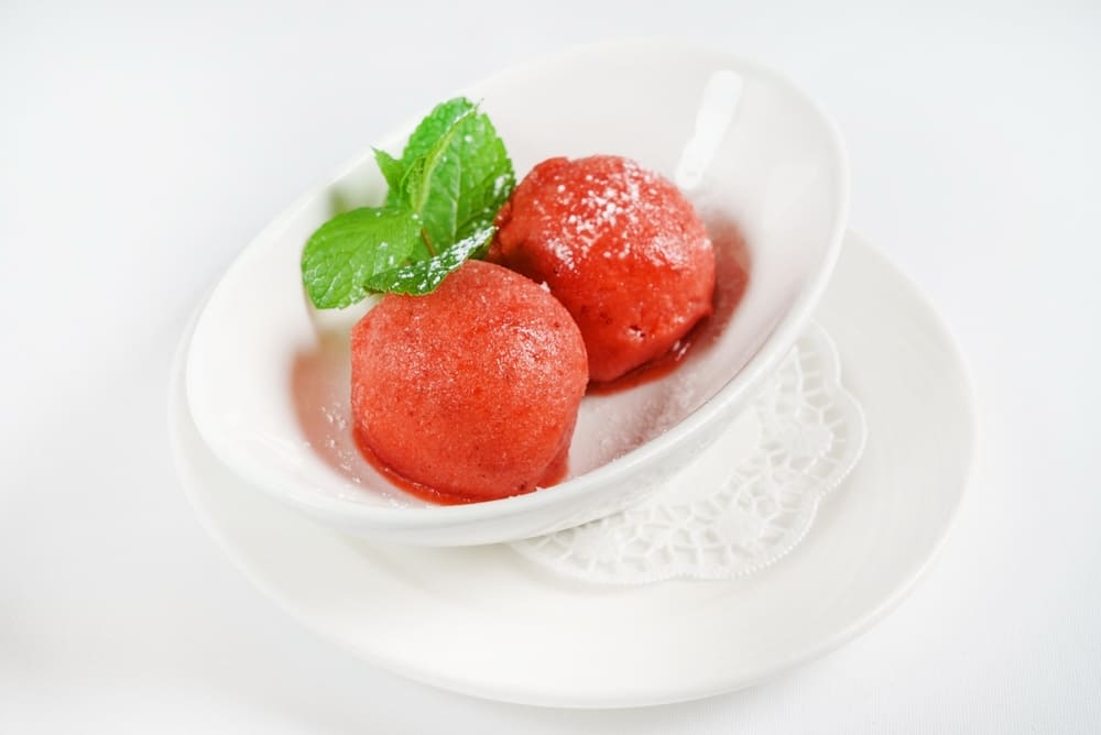 Sorbet de pepene rosu